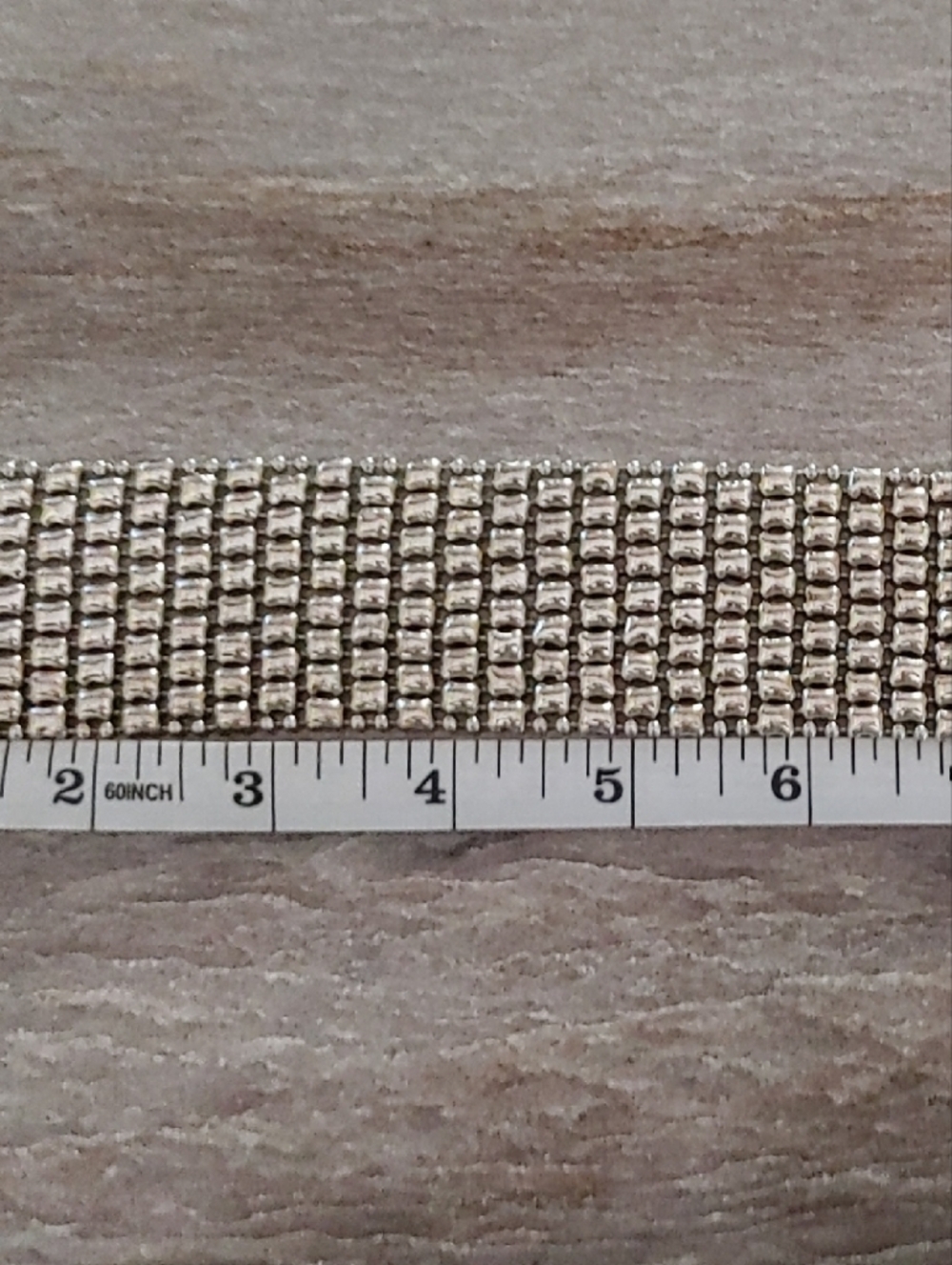 Women’s  7.5 Inch Snap Liquid Silver Bracelet